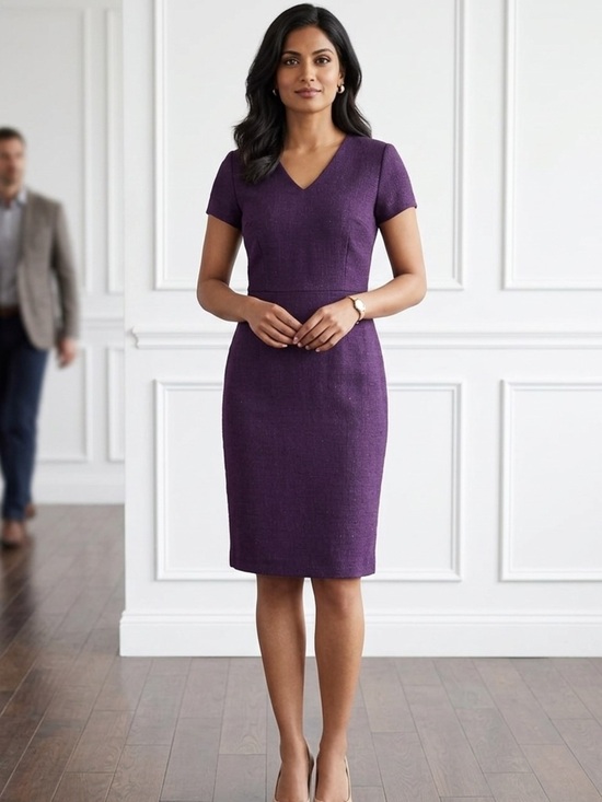 Banana Republic Dresses & Skirts - Banana Republic Deep Purple Mini Dress